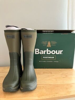BARBOUR TYNEDALE WELLINGTON BOOTS